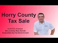 Myrtle Beach Real Estate - Horry County Tax Sale