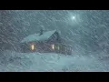 Cold Blizzard at the Porch, Howling Wind \u0026 Blowing Snow |Nature Sounds for Sleep, Study \u0026 Relaxation