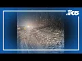Highway 410 closure causes miles of backups as skiers try to get to Crystal Mountain