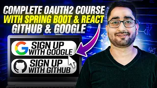 Complete OAuth2 Course with Spring Boot React GitHub Google Integration Step By Step Tutorial