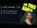 A possible danger with piping curl to sh for installing software from the internet