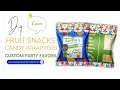DIY Fruit Snack Wrapper Template How to Make Custom Party Favors with Canva