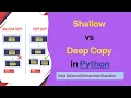 Python Interview Question Shallow Copy vs Deep Copy Explained with Real Bug Example