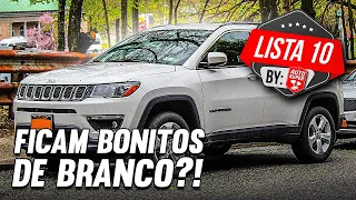 10 CARROS QUE FICAM BONITOS BRANCO E VOCÊ NÃO VAI PARECER UM TAXISTA
