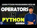 Operators in Python in Telugu Python Programming Tutorials in Telugu SA Freshers Adda