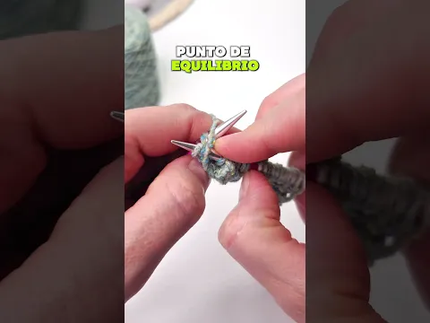 🧶 ¡SOLO PUNTOS AL DERECHO! Un punto esponjoso y fácil a dos agujas