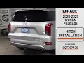 2022-2025 Hyundai Palisade U-Haul Trailer Hitch Installation CQT76420