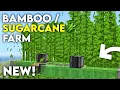 SUGARCANE and BAMBOO Farm for Minecraft Bedrock MCPE 1 33