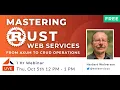 Mastering Rust Web Services From Axum to CRUD Operations