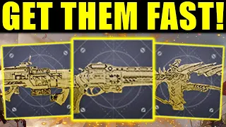 Get NEW Exotic Catalysts FAST EASY Destiny 2 Monument of Triumph