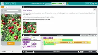Code org Event-Driven Programming Lesson 5