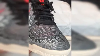 Kobe mamba rage crimson on feet