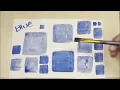 How to Paint a Square - Blue Square Watercolor Art for Children