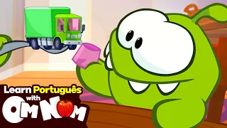 Aprenda as Cores e os Veículos de com Om Nom | Vídeo Educativo | Aprenda Com Om Nom