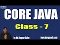 JAVA Features Part - 2 Class