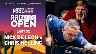 Arizona Open Last 32 Chris Melling vs Nick De Leon