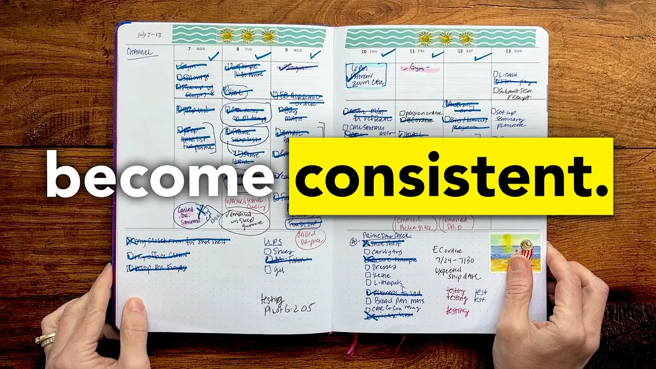 5 planner tips to stay consistent in 2026