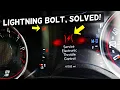 DODGE CHALLENGER RED FLASH LIGHTNING BOLT ON THE DASH READ LIGHT FLASHING