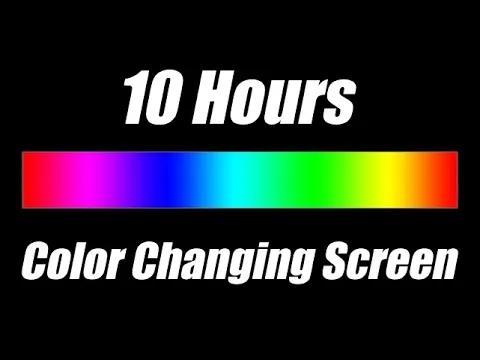 Download MP3 Color Changing Screen - Mood Led Lights [10 Hours]