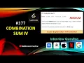 Combination Sum IV LeetCode 377 Dynamic Programming Learn Overflow