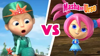 🧜‍♀️🌊 História De Pescador VS A Seu Serviço 🆚🤖 Masha e o Urso | Mega Batalha