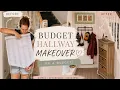 TRANSFORMING OUR HALLWAY ON A BUDGET Wallpaper Staining DIY a New Shoe Rack