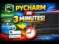 PyCharm in 3 Minutes Install Run Python FAST Beginner Guide 2026