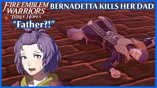 Bernadetta kills her Dad unique dialogue - Fire Emblem Warriors Three Hopes