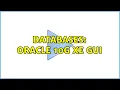 Databases Oracle 10g XE GUI 2 Solutions