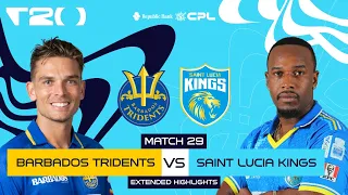 Extended Highlights | Barbados Tridents vs Saint Lucia Kings | CPL 2026