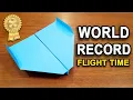 Download Lagu WORLD RECORD Paper Airplane | BEST Origami Plane Tutorial