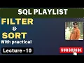 10 FILTER SORT IN SQL SQL TUTORIAL