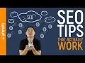 13 SEO Tips That Actually Work