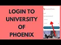 Phoenix Edu Login - How to Sign in to my phoenix edu Account 2023