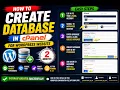 How To easily Create Database In cPanel for WordPress Website in 2 minutes