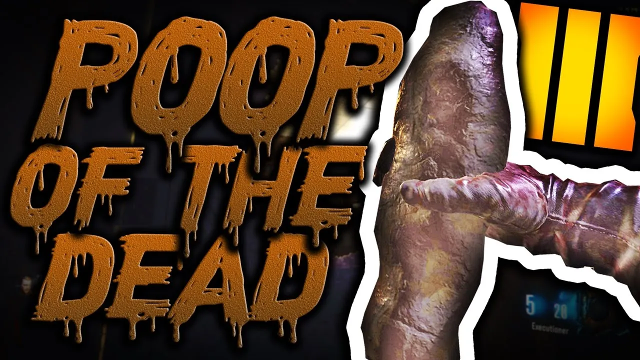 CONFRONTO EM POOP OF THE DEAD! Custom Zombies BO3 Poop Of The Dead