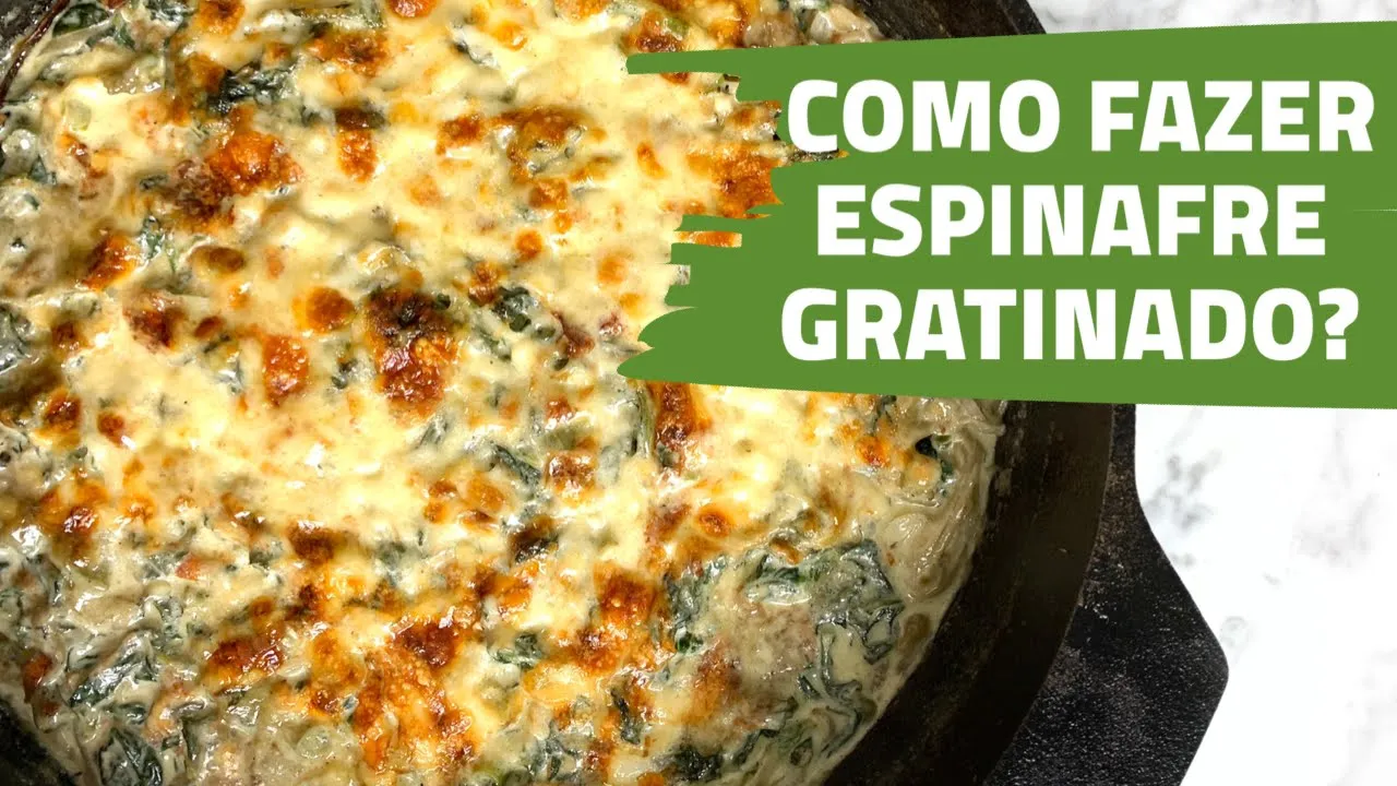 Omelete de espinafre feito no forno.