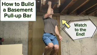 How to Build a Basement Pull-up Bar
