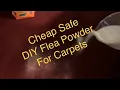 Flea Powder for Carpets Homemade Fast Cheap and Easy See Links Info in Description