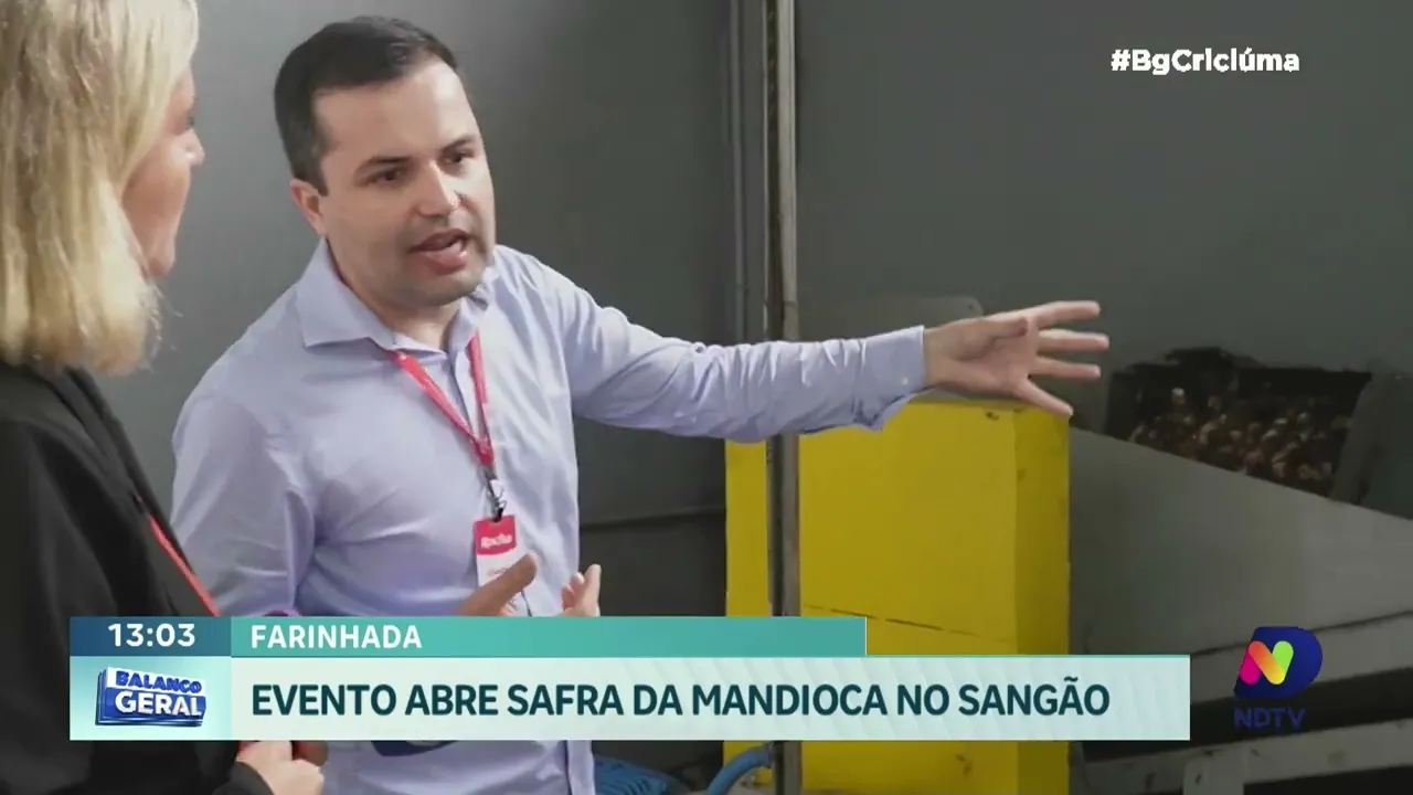 Tradição e cultura: abertura da safra da mandioca marca início da Festa da Cultura em Sangão