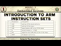 1 Introduction to ARM Instruction Sets Explained Module 5 6th Sem ECE 2022 Scheme VTU