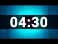 4 Minute 30 Second Timer with Cool Upbeat Music for Kids Chill Instrumental Countdown