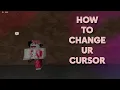 How to Change your Cursor in Da Hood FOR BEST AIM