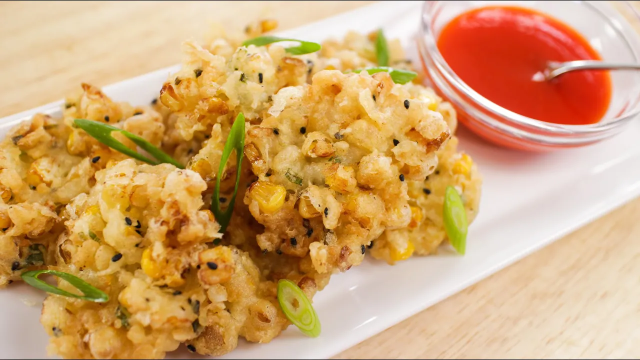 Corn Fritters Recipe  - Hot Thai Kitchen
