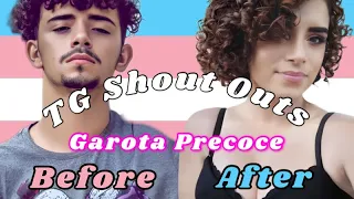 Transgender Shout Outs ????️‍⚧️ (Garota Precoce) HRT Male To Female Transition Timeline.