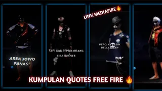 Download KUMPULAN QUOTES FREE FIRE 30 DETIK🤙‼️ STORY WA FF 30 DETIK 😼🤙‼️ LINK MEDIAFIRE 🔥‼️ MP3