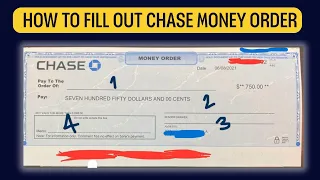 How To Fill Out Chase Money Order 2026 STEP BY STEP