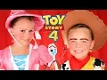 Disney Pixar Toy Story 4 Woody and Bo Peep Makeup and Costumes Toy Story In Real Life