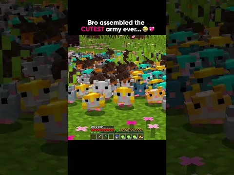 Minecraft's CUTEST army... 😭💖