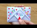 Download Lagu DIY - SURPRISE MESSAGE CARD FOR MOTHER'S DAY | Pull Tab Origami Envelope Card | Mother's Day Card